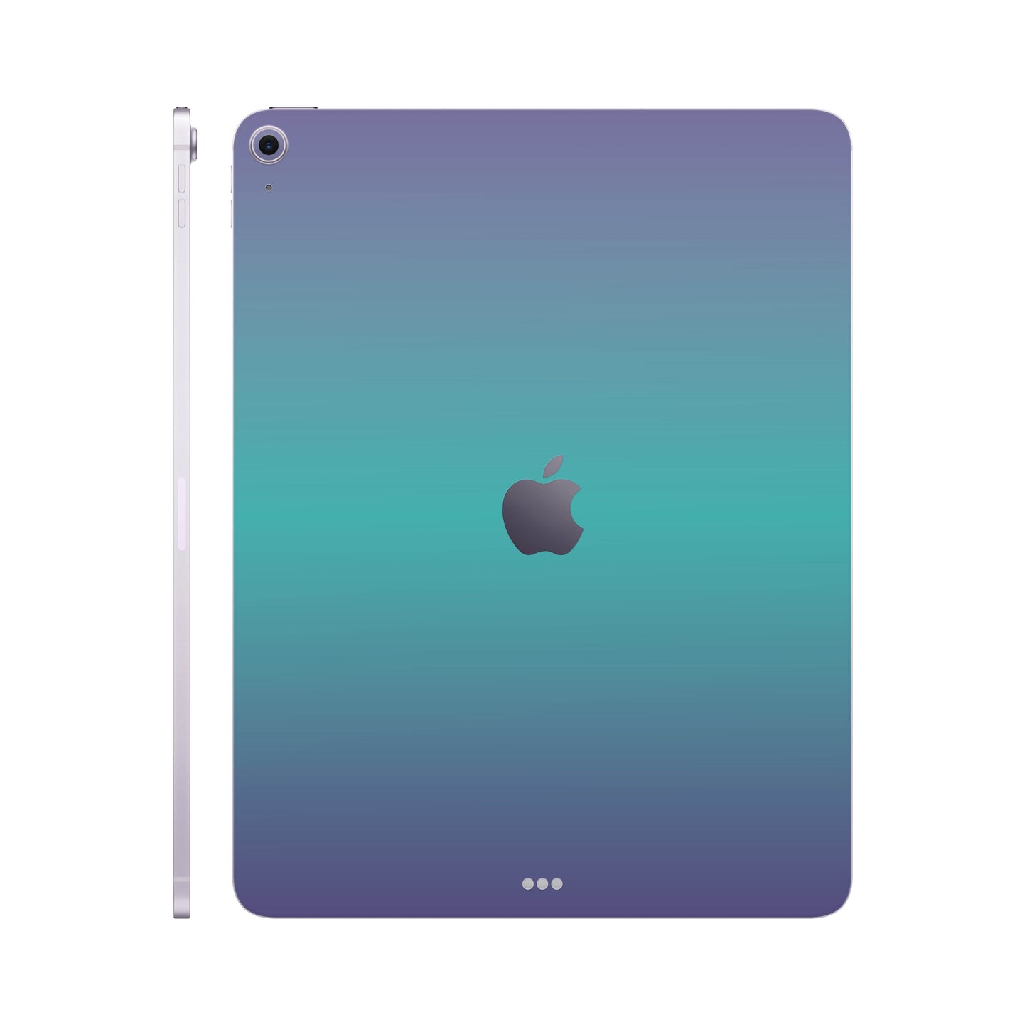 Folie de protectie iPad Air 11" (2025, M3), eSkins Unique, Skin Cameleon Turcoaz-Lavanda