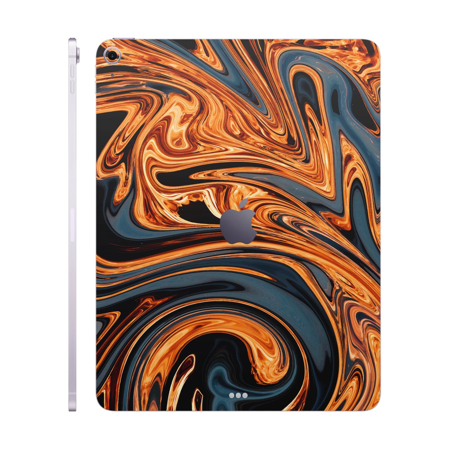 Folie de protectie iPad Air 13" (2024), eSkins Signature, Skin Amber Blaze