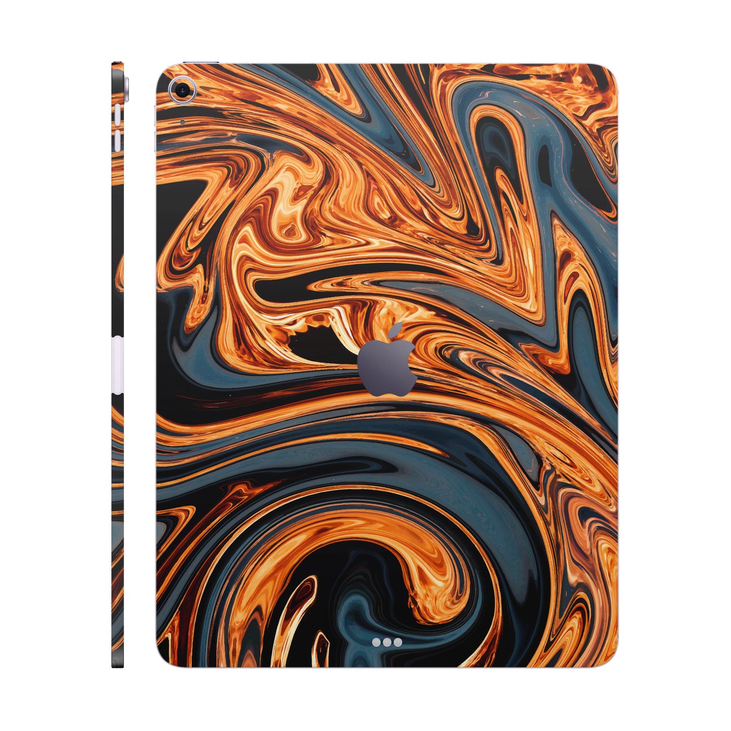 Folie de protectie iPad Air 13" (2024), eSkins Signature, Skin Amber Blaze