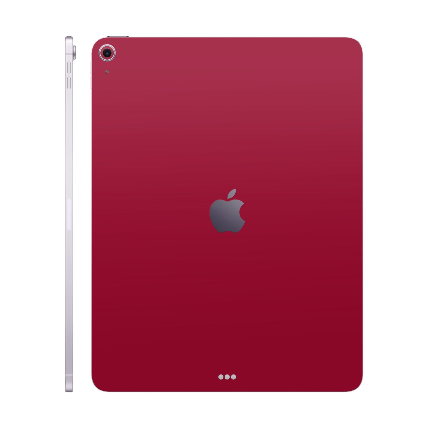 Folie de protectie iPad Air 13" (2024), eSkins Unique, Skin Mat Rosu