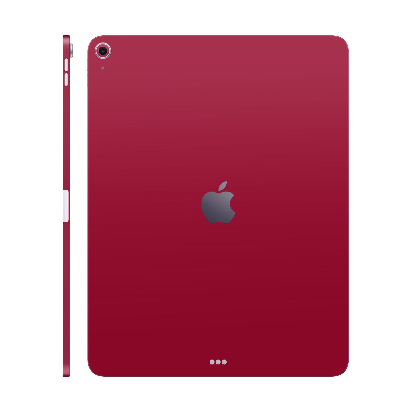 Folie de protectie iPad Air 13" (2024), eSkins Unique, Skin Mat Rosu