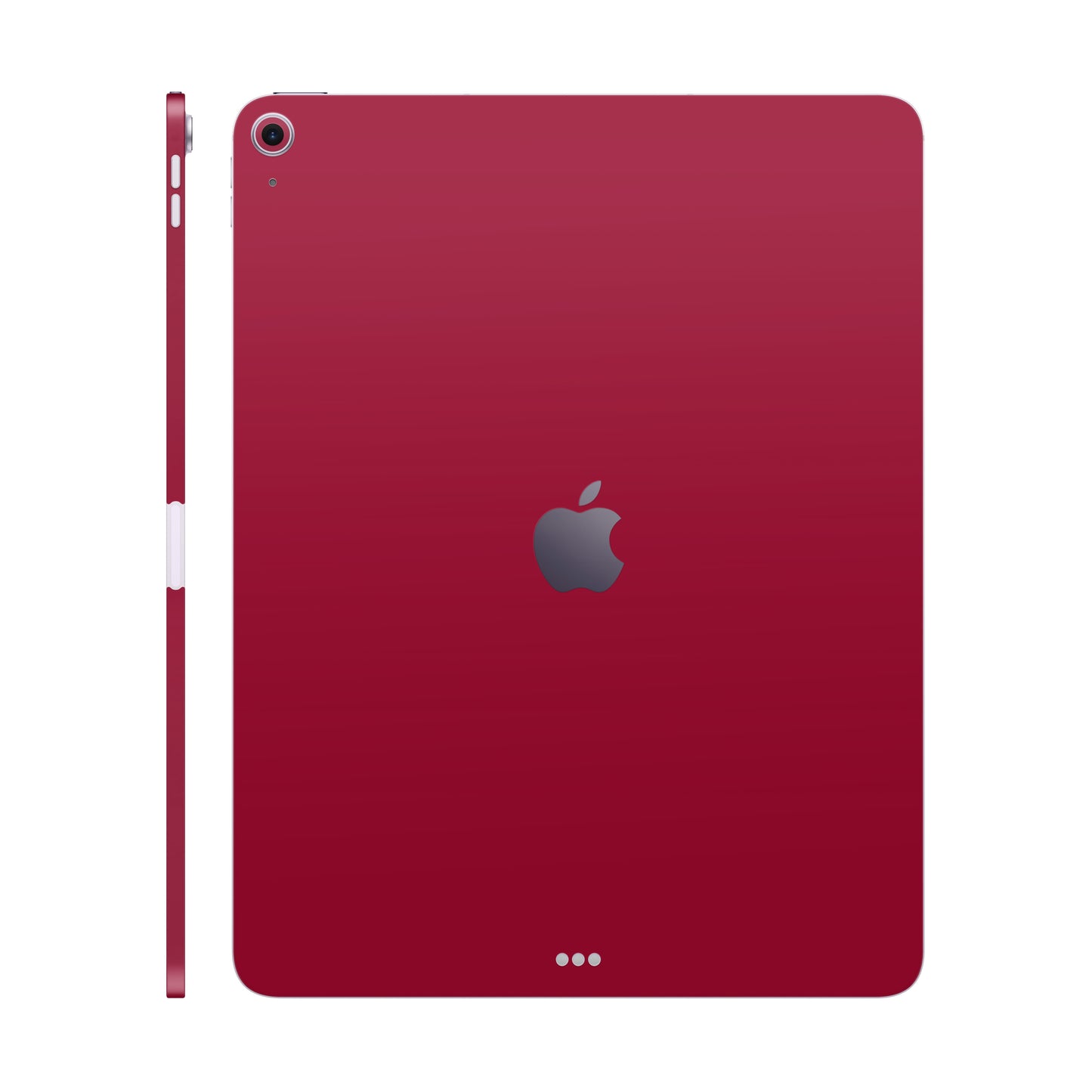 Folie de protectie iPad Air 13" (2024), eSkins Unique, Skin Mat Rosu