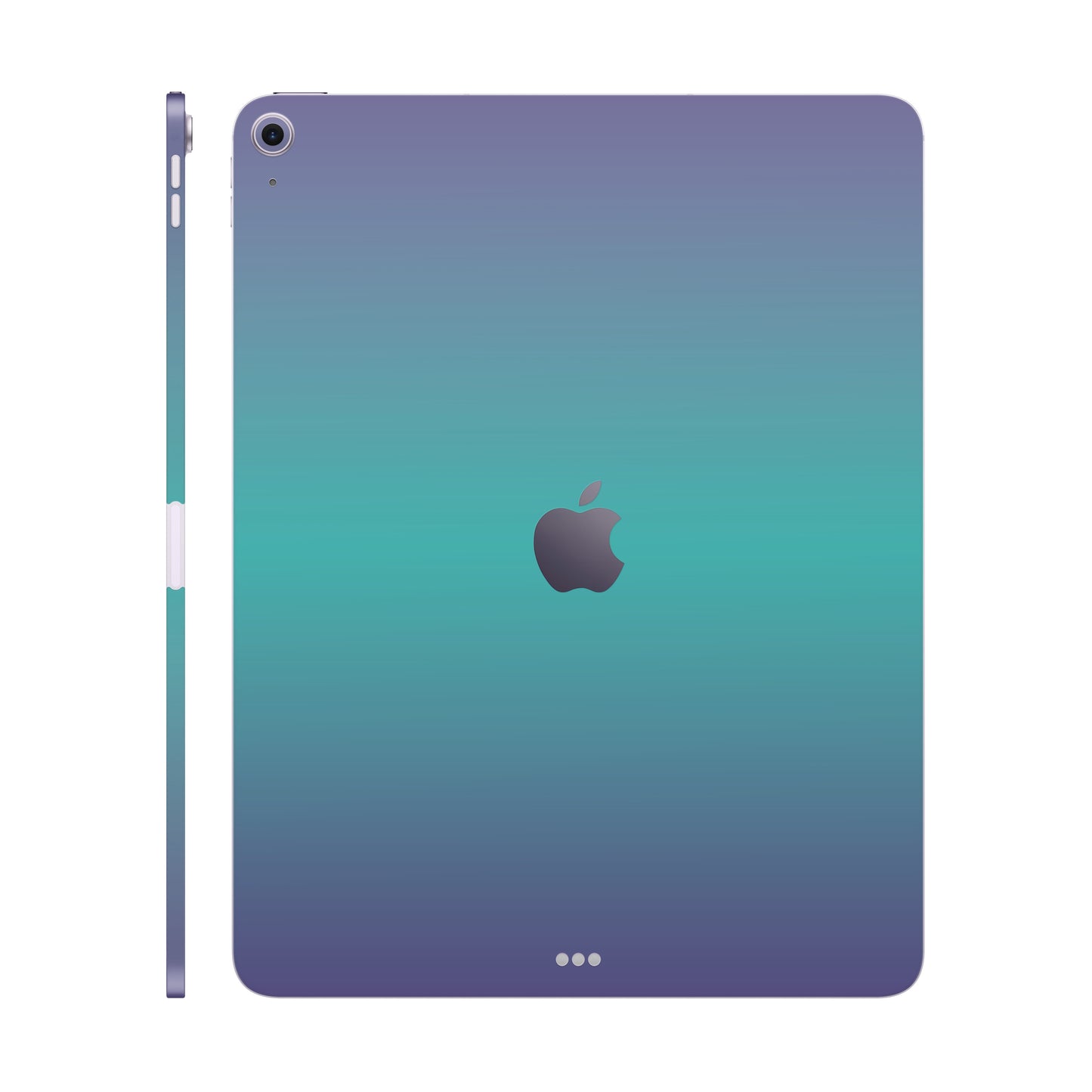 Folie de protectie iPad Air 13" (2024), eSkins Unique, Skin Cameleon Turcoaz-Lavanda
