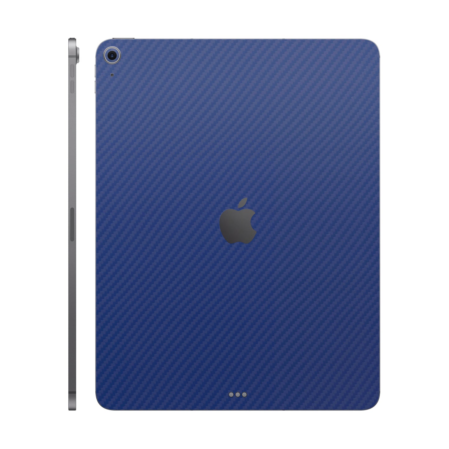 Folie de protectie iPad Air 13" (2025, M3), eSkins Elegans, Skin Carbon Albastru