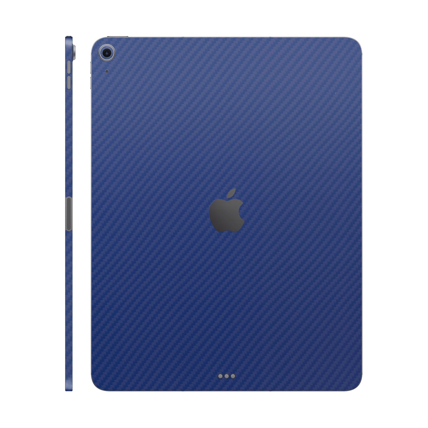 Folie de protectie iPad Air 13" (2025, M3), eSkins Elegans, Skin Carbon Albastru