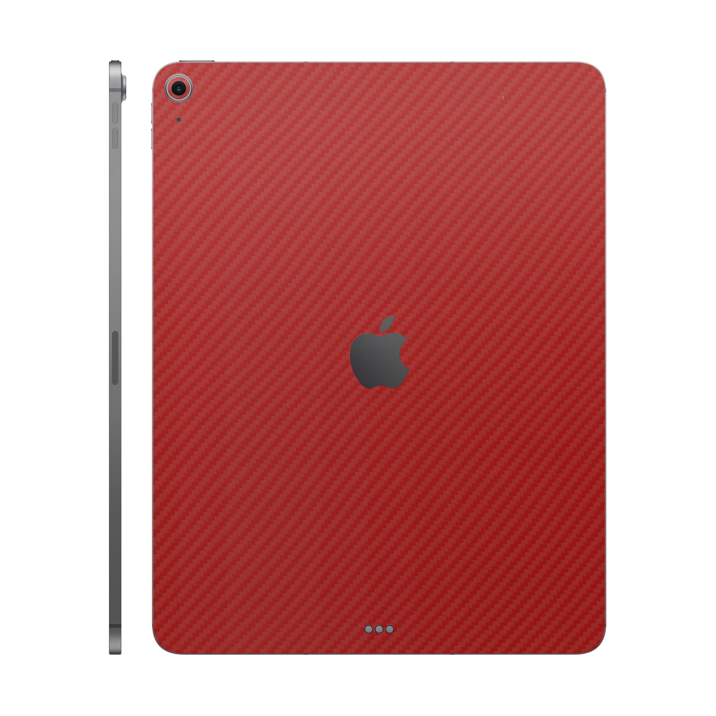Folie de protectie iPad Air 13" (2025, M3), eSkins Elegans, Skin Carbon Rosu