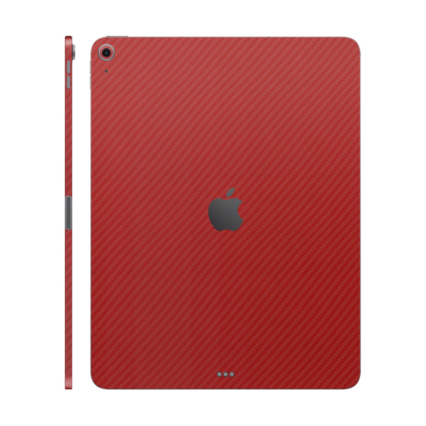 Folie de protectie iPad Air 13" (2025, M3), eSkins Elegans, Skin Carbon Rosu