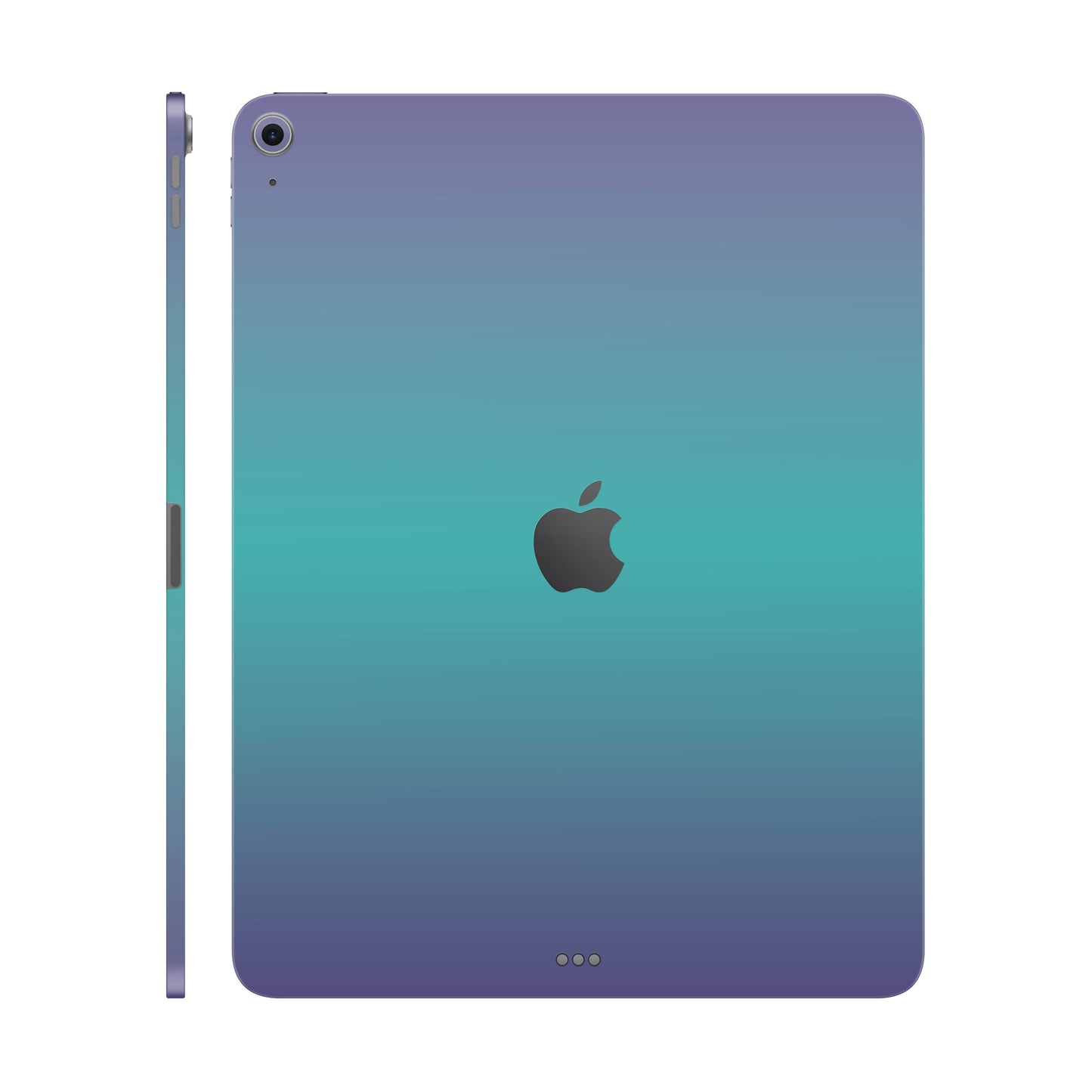 Folie de protectie iPad Air 13" (2025, M3), eSkins Unique, Skin Cameleon Turcoaz-Lavanda