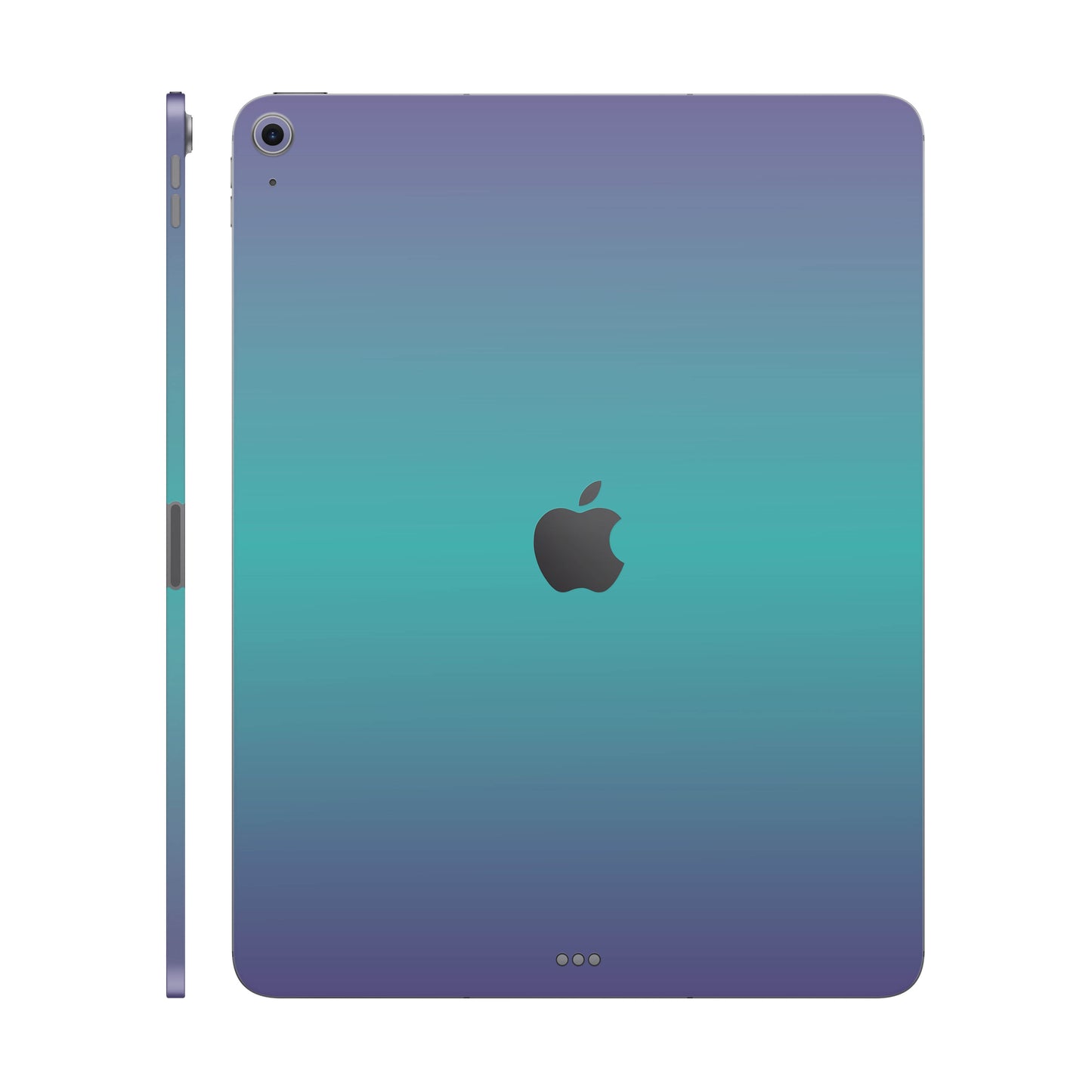 Folie de protectie iPad Air 13" (2025, M3), eSkins Unique, Skin Cameleon Turcoaz-Lavanda
