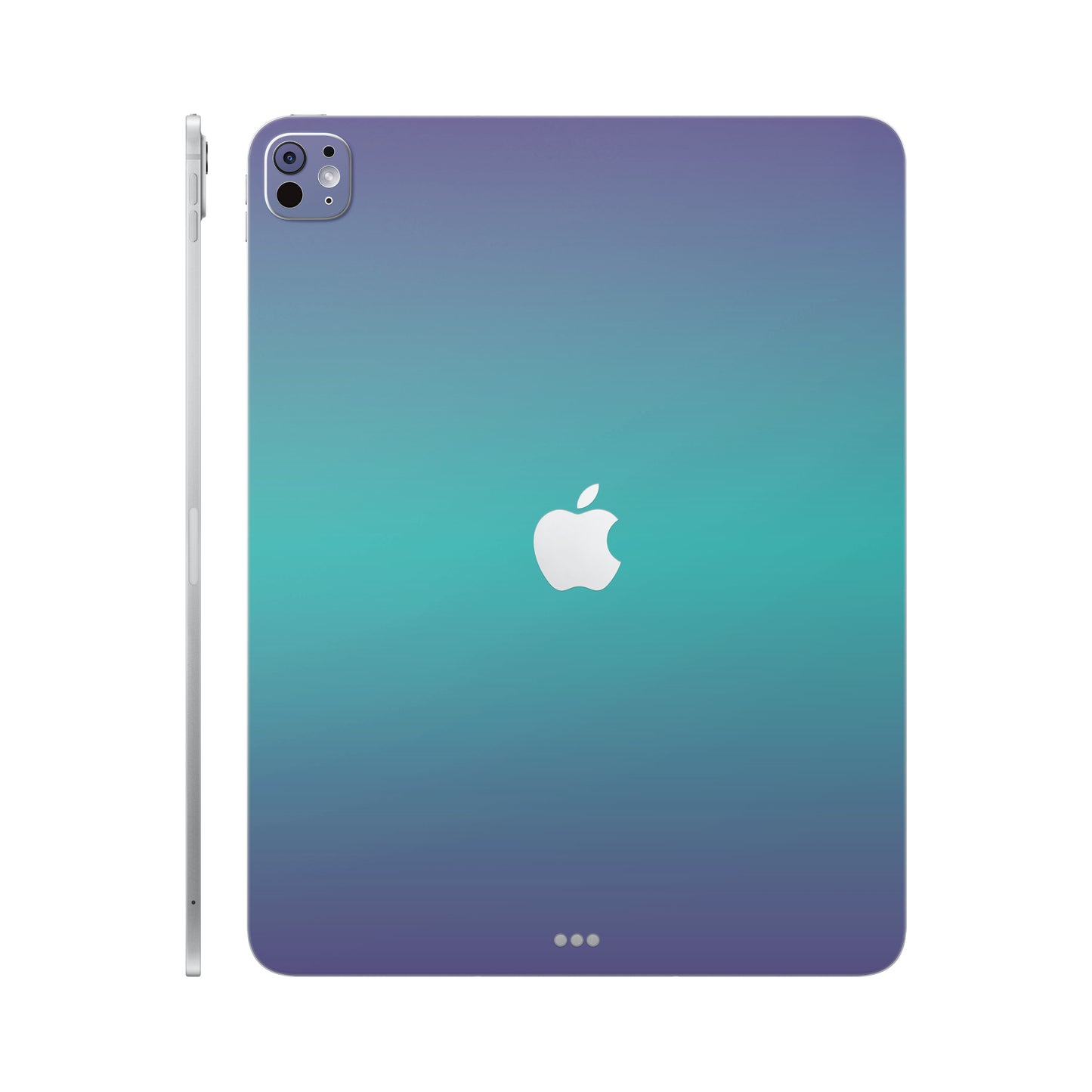 Folie de protectie iPad Pro 11" (2024), eSkins Unique, Skin Cameleon Turcoaz-Lavanda