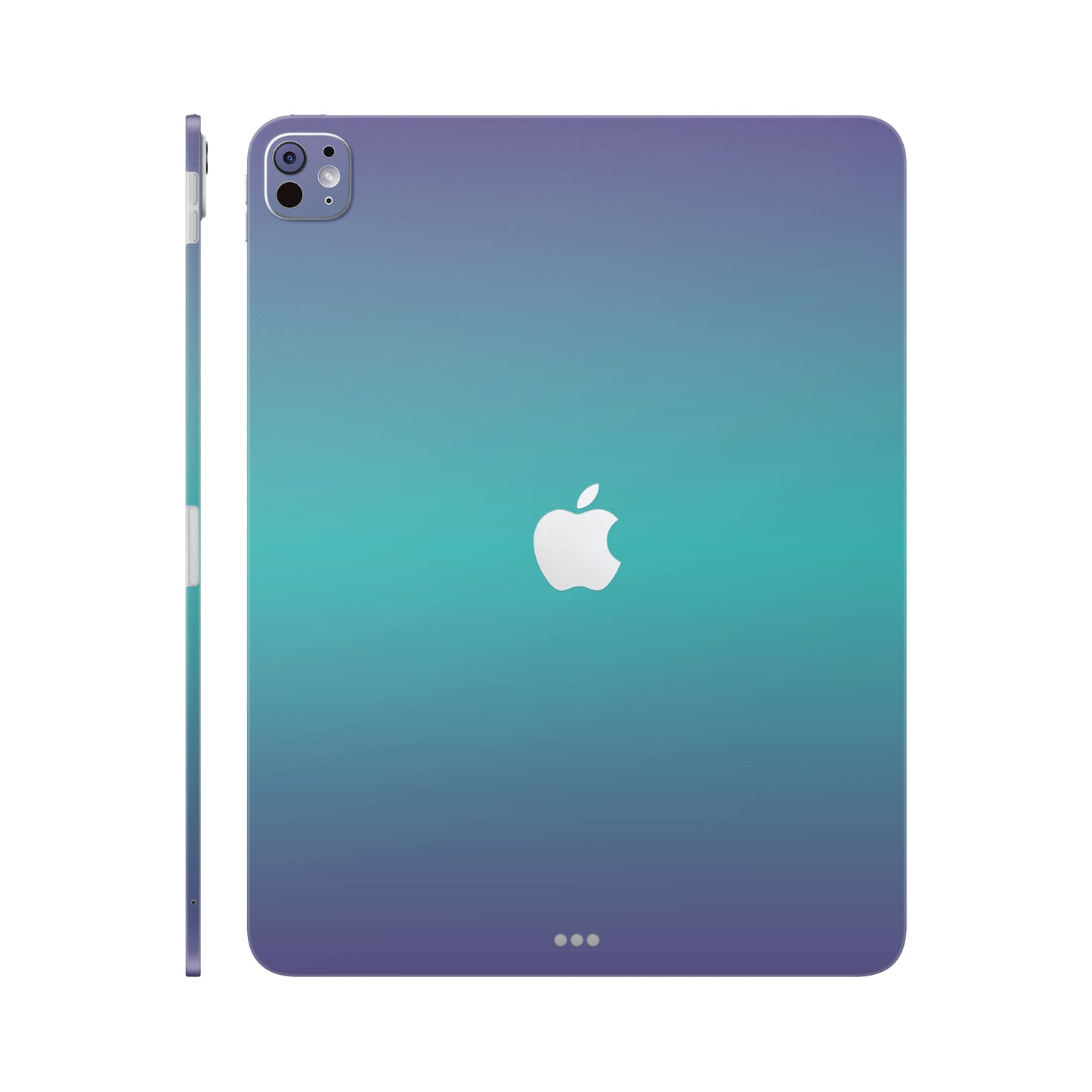 Folie de protectie iPad Pro 11" (2024), eSkins Unique, Skin Cameleon Turcoaz-Lavanda