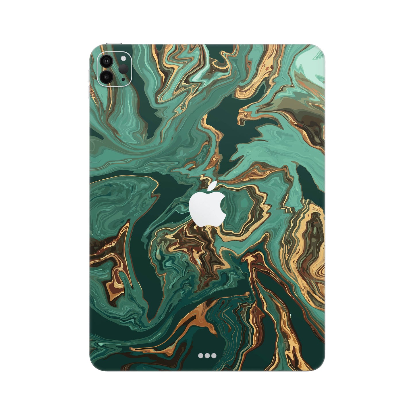 Folie de protectie iPad Pro 11" (2nd Gen), eSkins Signature, Skin Emerald Flow