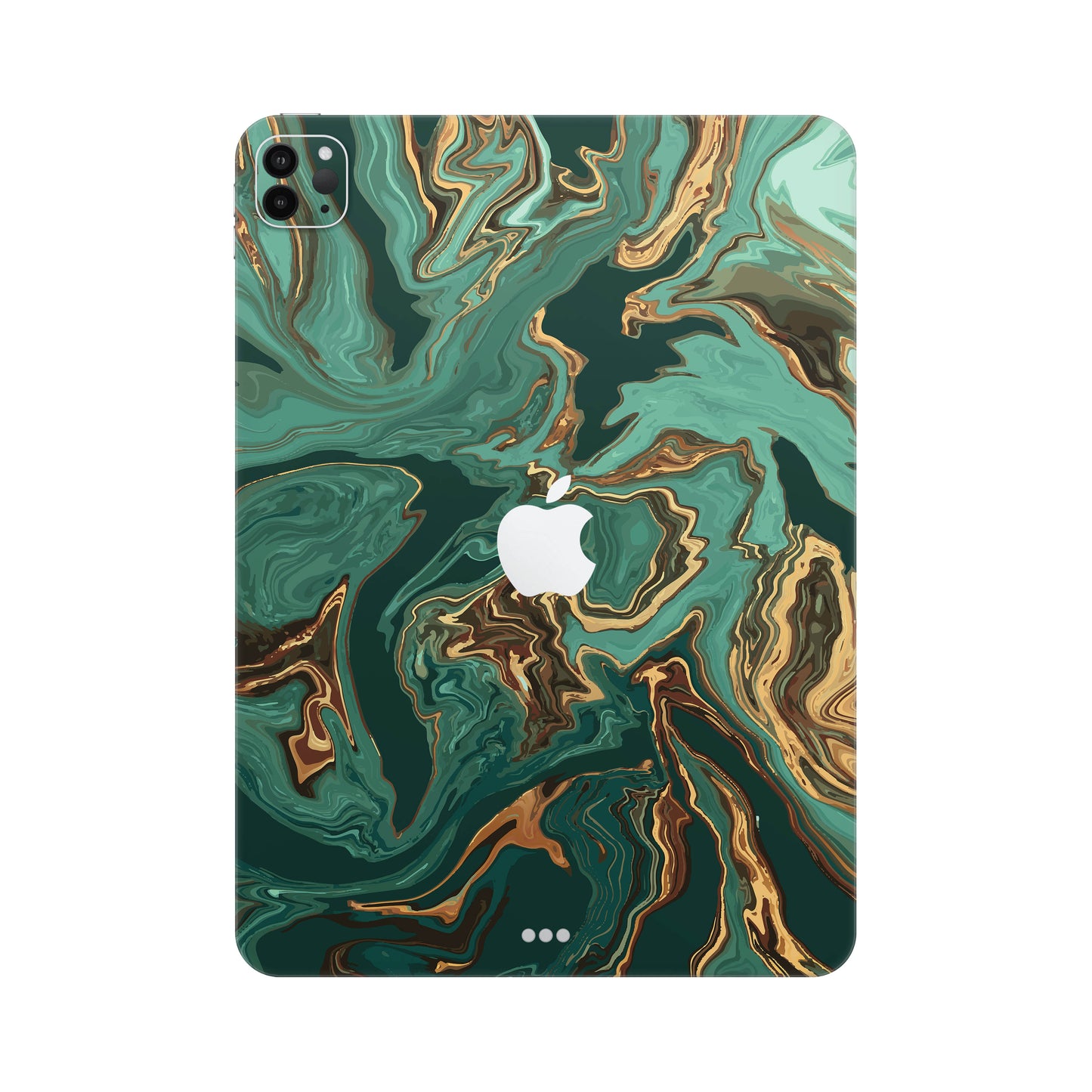 Folie de protectie iPad Pro 11" (2nd Gen), eSkins Signature, Skin Emerald Flow