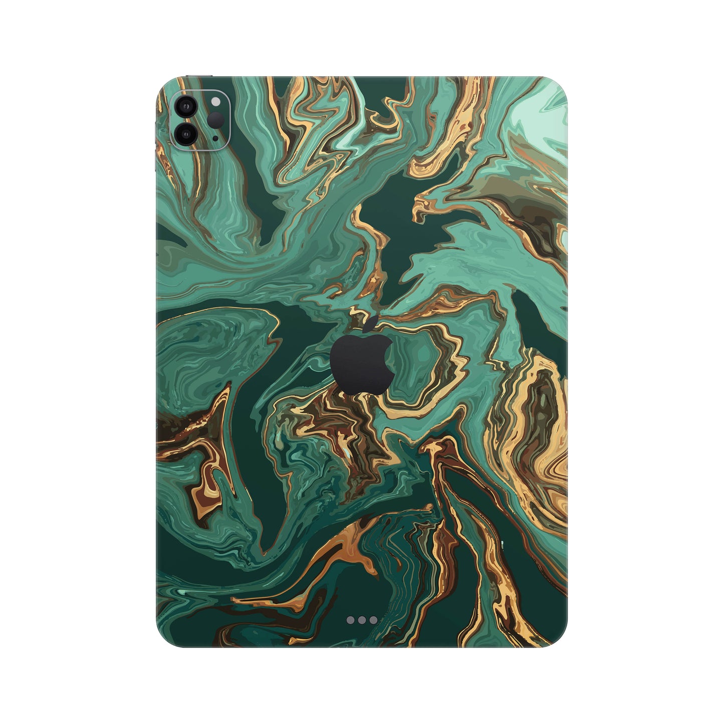 Folie de protectie iPad Pro 11" (3rd Gen), eSkins Signature, Skin Emerald Flow