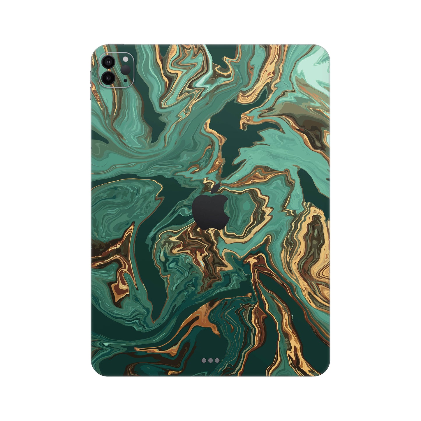 Folie de protectie iPad Pro 11" (3rd Gen), eSkins Signature, Skin Emerald Flow