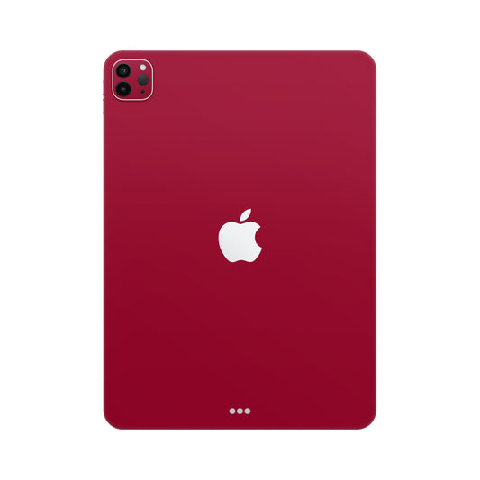 Folie de protectie iPad Pro 11" (4th Gen), eSkins Unique, Skin Mat Rosu