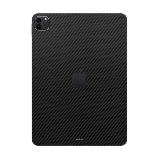 Folie de protectie iPad Pro 12.9" (4th Gen), eSkins Elegans, Skin Carbon Negru