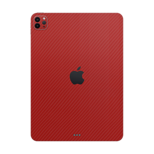 Skin iPad Pro 12.9" (4th Gen), Carbon 3D Red 