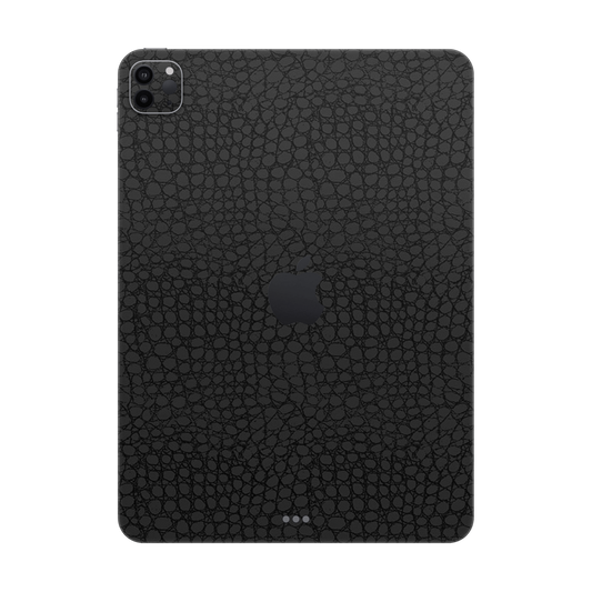 Folie de protectie iPad Pro 12.9" (4th Gen), eSkins Elegans, Skin Croco Negru