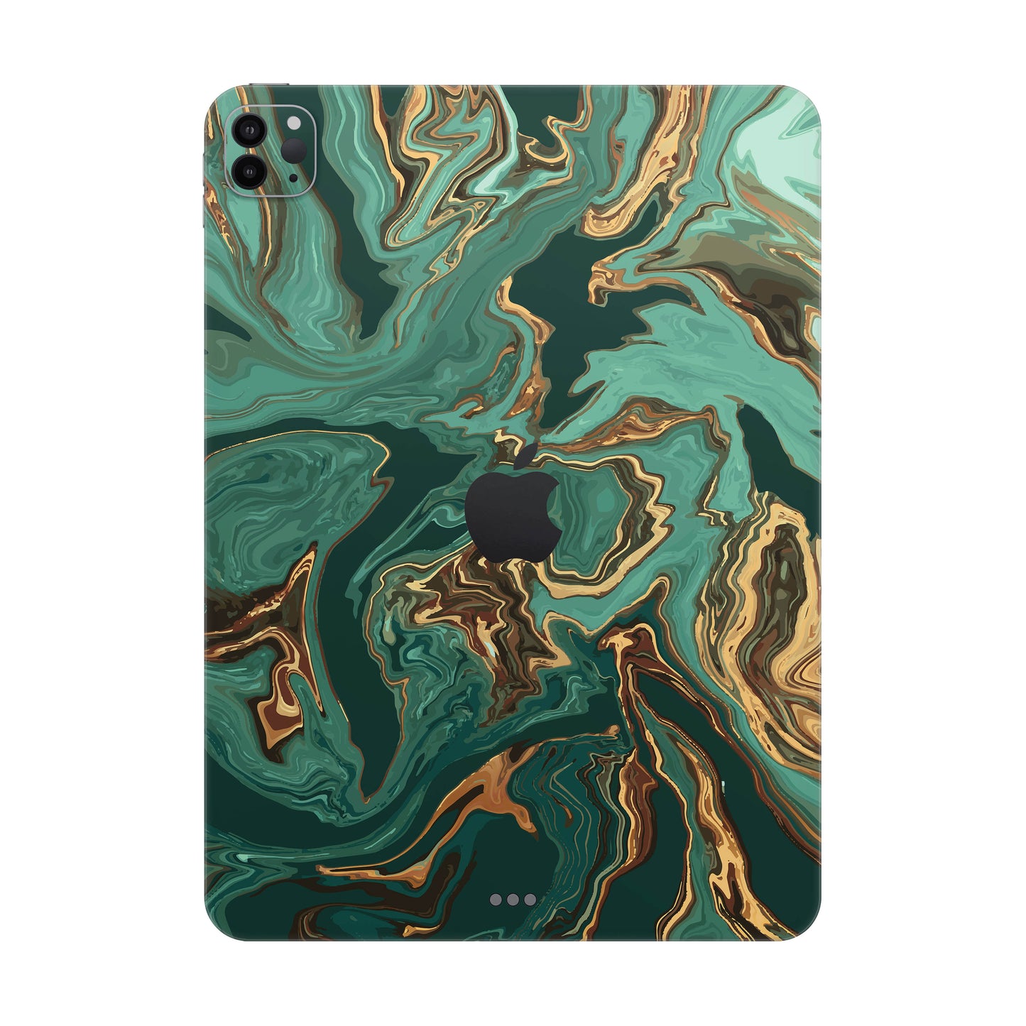 Folie de protectie iPad Pro 12.9" (4th Gen), eSkins Signature, Skin Emerald Flow