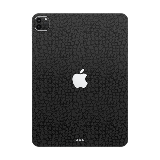 Skin iPad Pro 12.9" (5th Gen), Croco 3D Black 