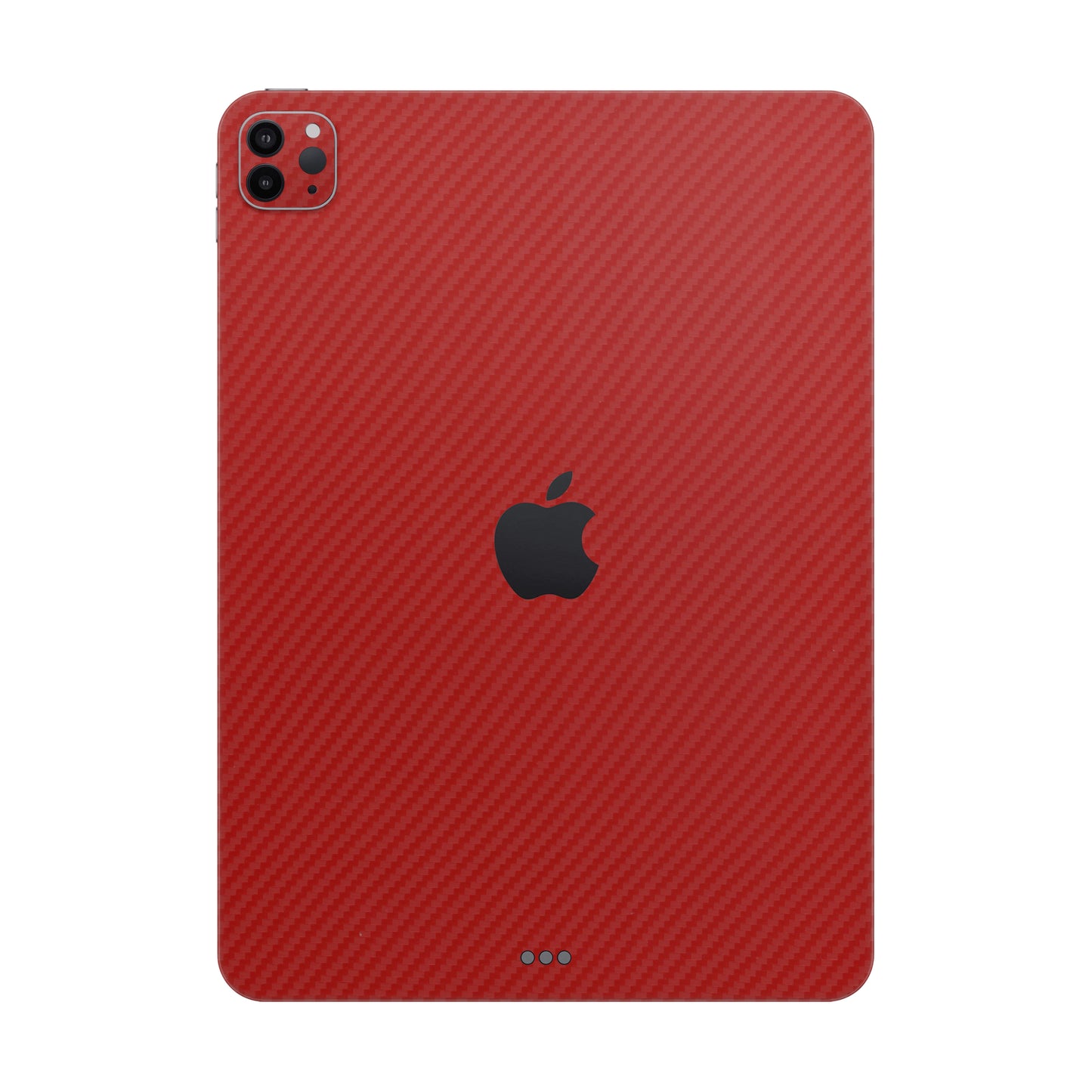 Folie de protectie iPad Pro 12.9" (6th Gen), eSkins Elegans, Skin Carbon Rosu