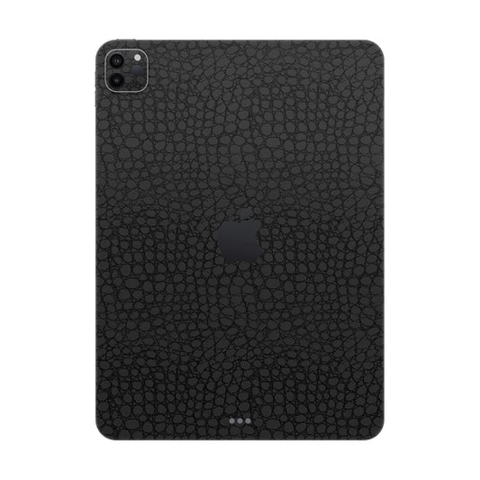 Skin iPad Pro 12.9" (6th Gen), Croco 3D Black 
