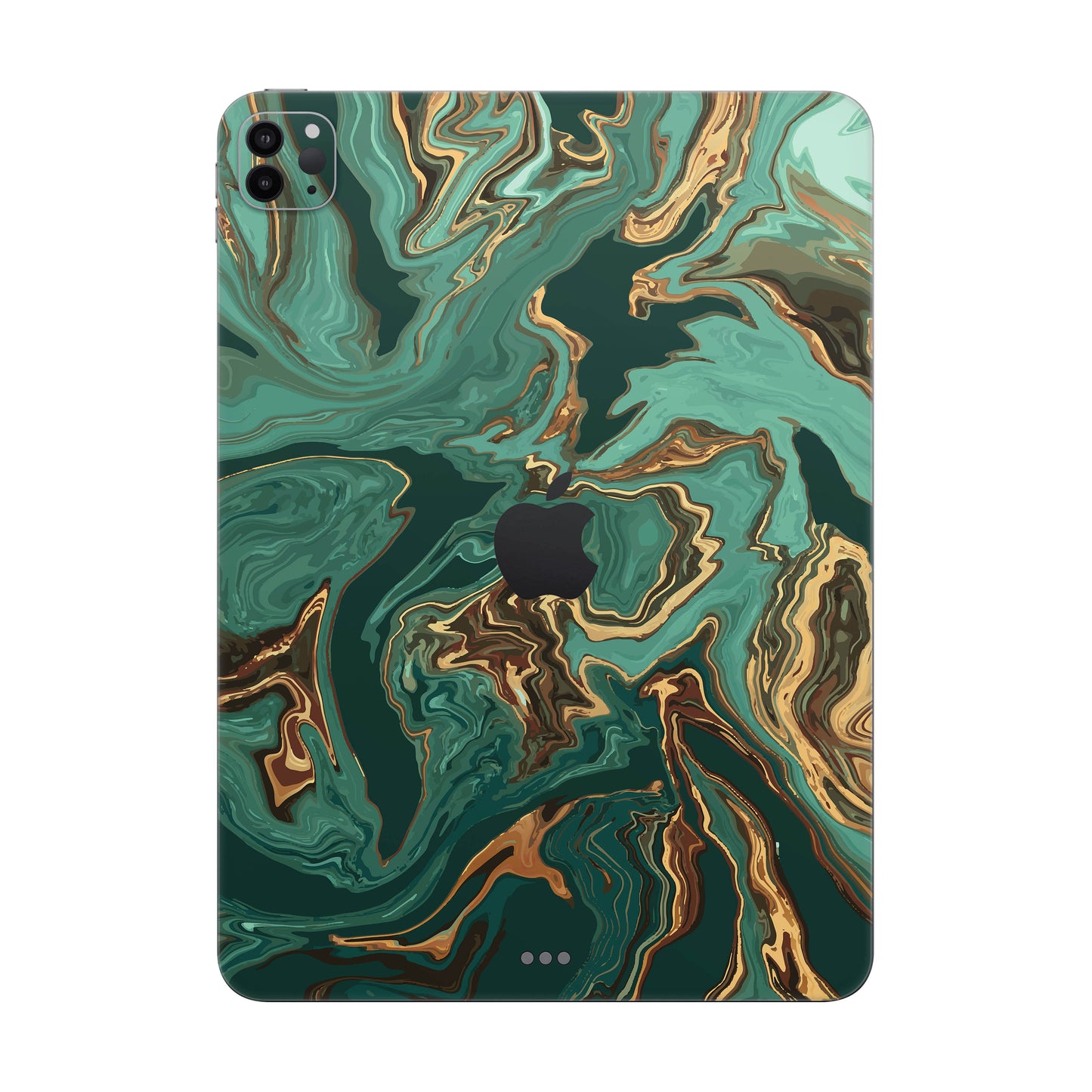 Folie de protectie iPad Pro 12.9" (6th Gen), eSkins Signature, Skin Emerald Flow