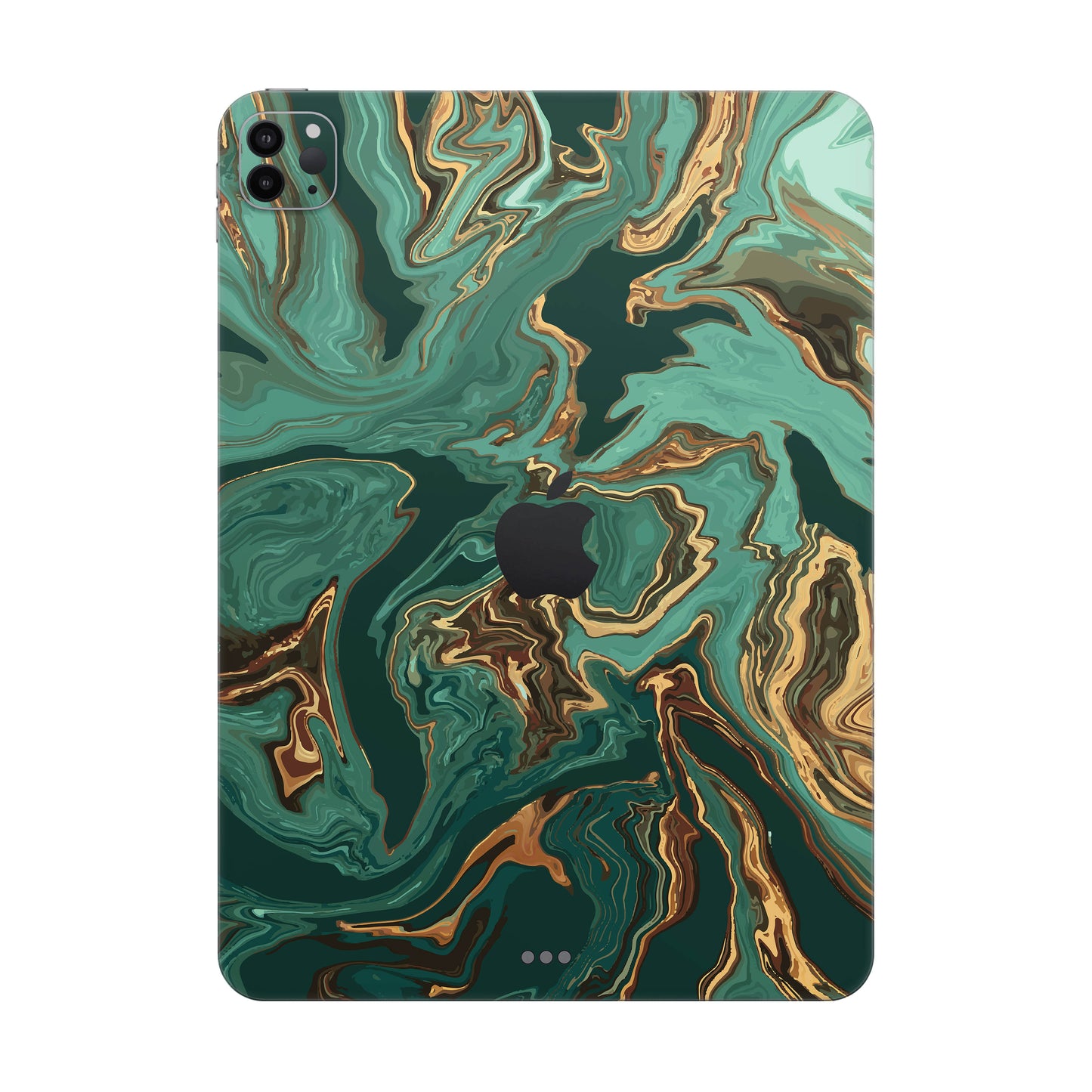 Folie de protectie iPad Pro 12.9" (6th Gen), eSkins Signature, Skin Emerald Flow