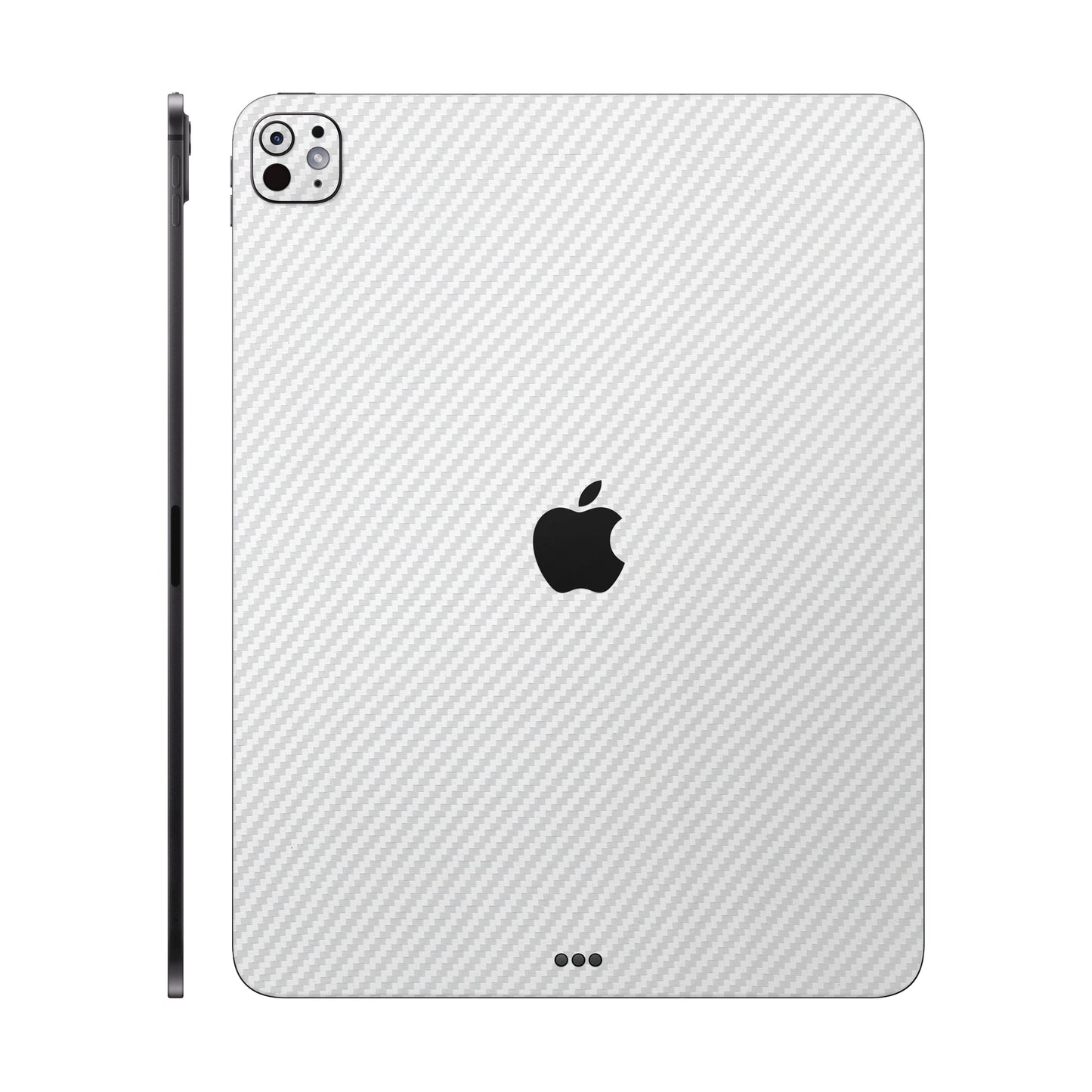 Folie de protectie iPad Pro 13" (2024), eSkins Elegans, Skin Carbon Alb
