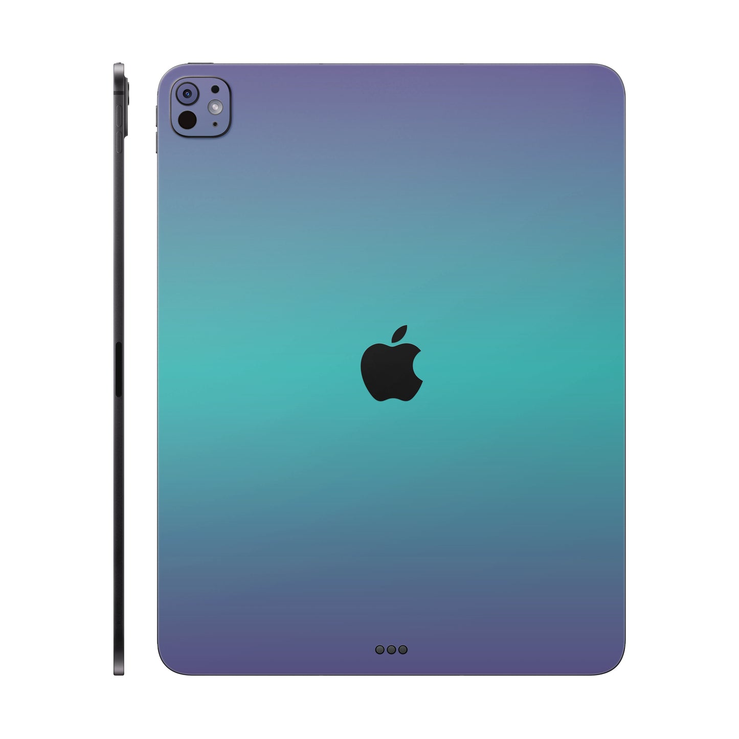 Folie de protectie iPad Pro 13" (2024), eSkins Unique, Skin Cameleon Turcoaz-Lavanda