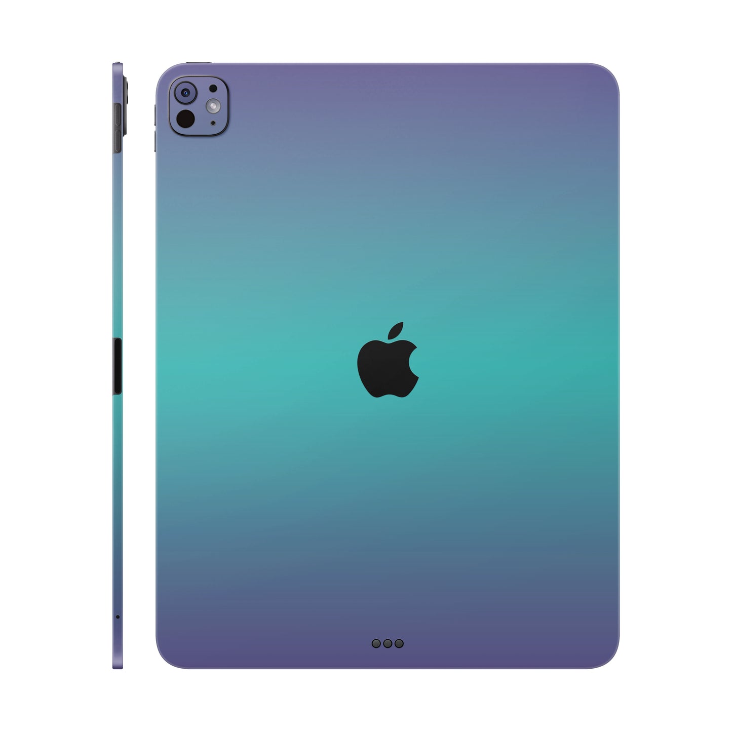 Folie de protectie iPad Pro 13" (2024), eSkins Unique, Skin Cameleon Turcoaz-Lavanda