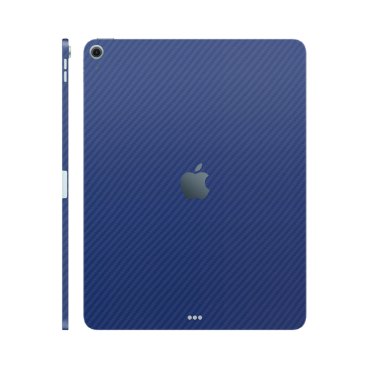 Folie de protectie iPad Air 11" (2026, M4), eSkins Elegans, Skin Carbon Albastru