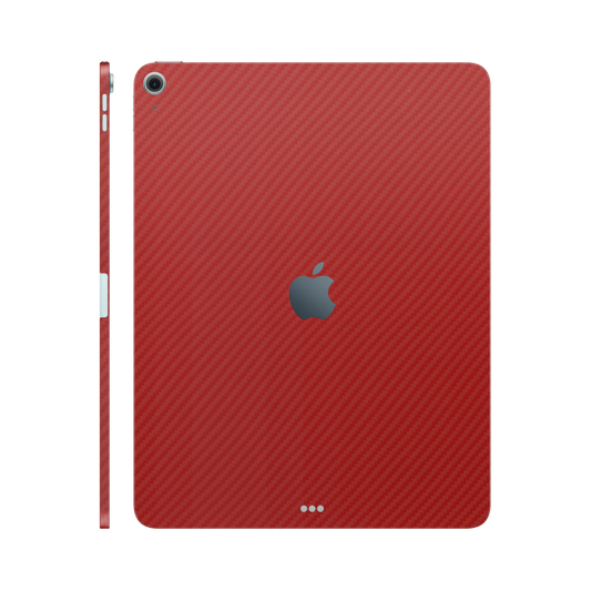 Folie de protectie iPad Air 11" (2026, M4), eSkins Elegans, Skin Carbon Rosu