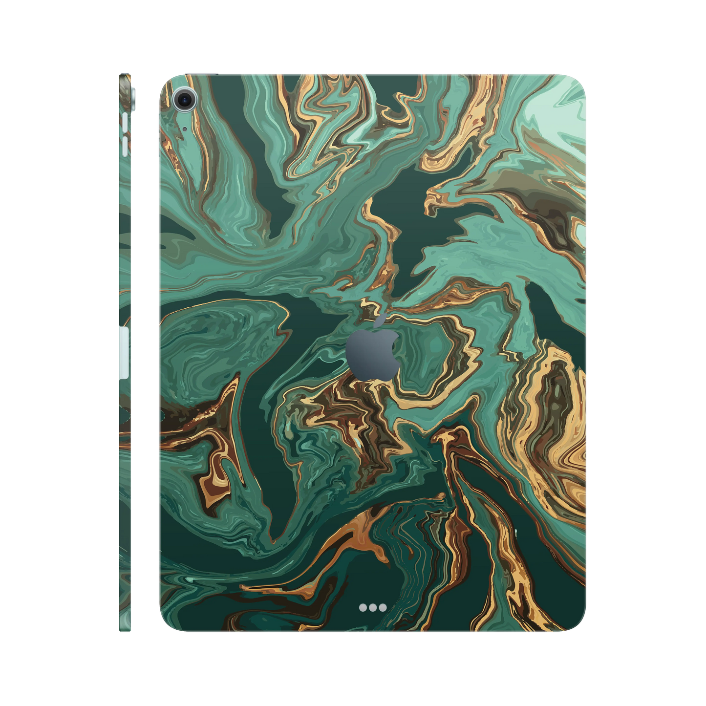 Folie de protectie iPad Air 11" (2026, M4), eSkins Signature, Skin Emerald Flow