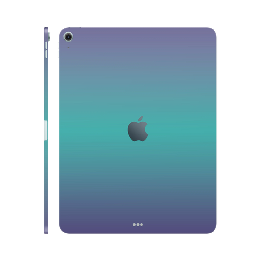 Folie de protectie iPad Air 11" (2026, M4), eSkins Unique, Skin Cameleon Turcoaz-Lavanda