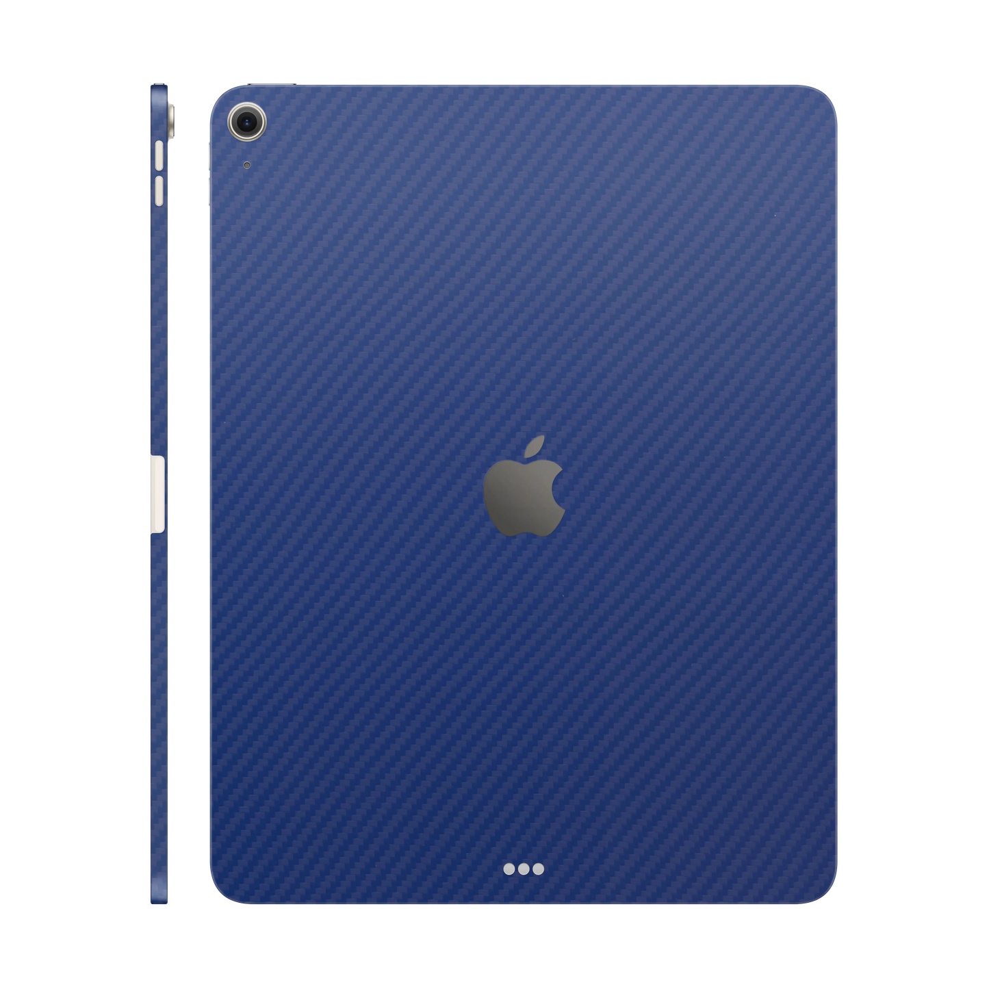 Folie de protectie iPad Air 13" (2026, M4), eSkins Elegans, Skin Carbon Albastru