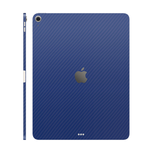 Folie de protectie iPad Air 13" (2026, M4), eSkins Elegans, Skin Carbon Albastru