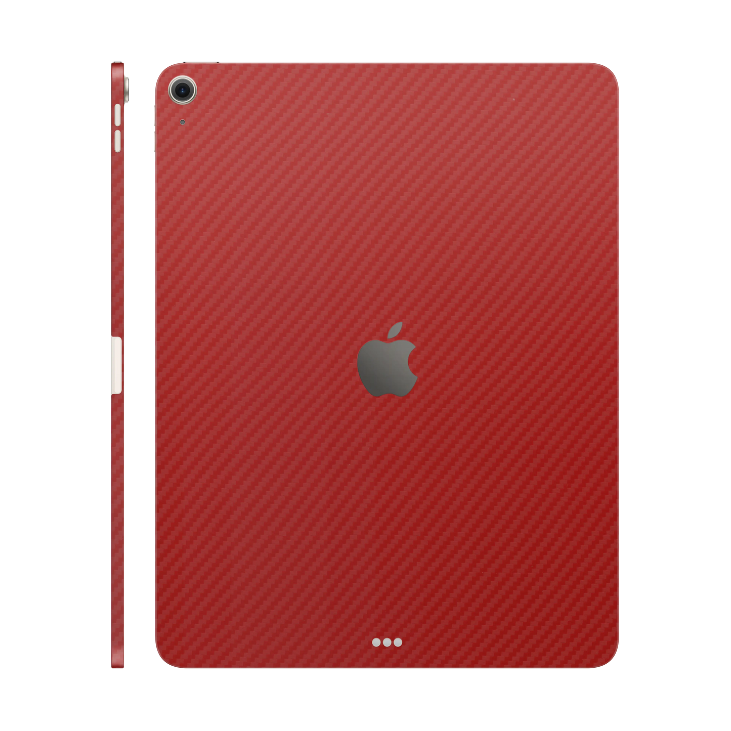 Folie de protectie iPad Air 13" (2026, M4), eSkins Elegans, Skin Carbon Rosu