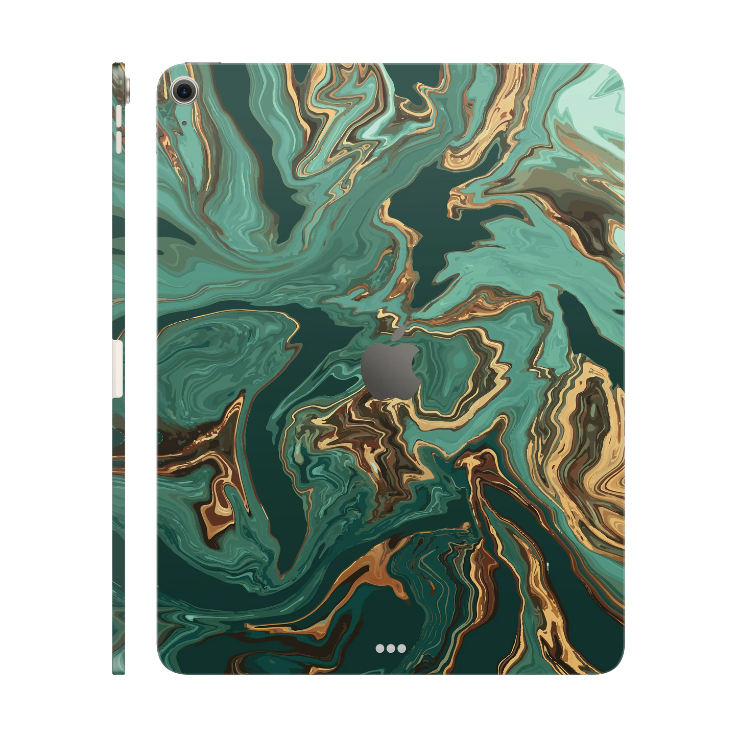 Folie de protectie iPad Air 13" (2026, M4), eSkins Signature, Skin Emerald Flow