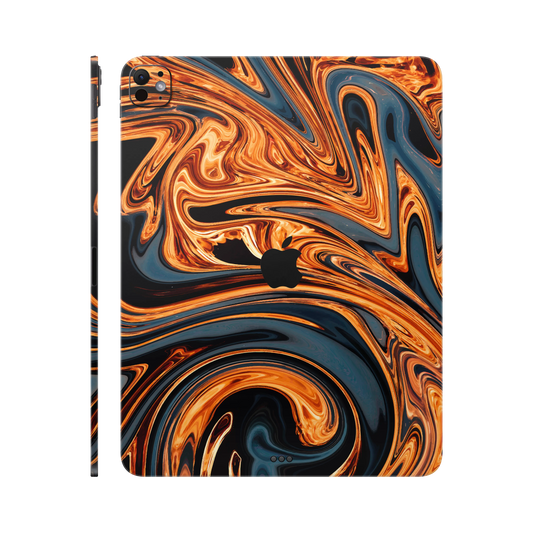 Folie de protectie iPad Pro 11" (2025, M5), eSkins Signature, Skin Amber Blaze