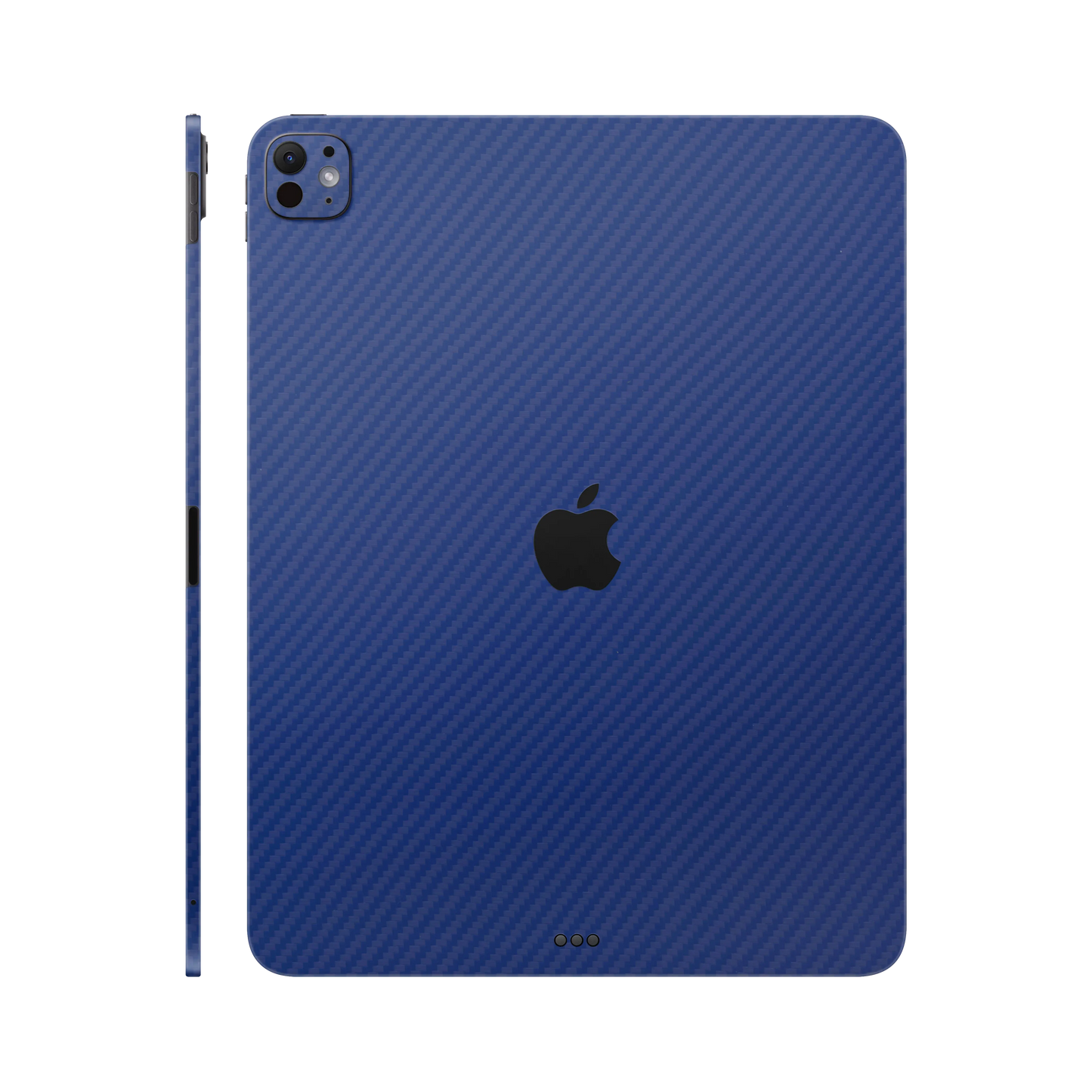 Folie de protectie iPad Pro 11" (2025, M5), eSkins Elegans, Skin Carbon Albastru