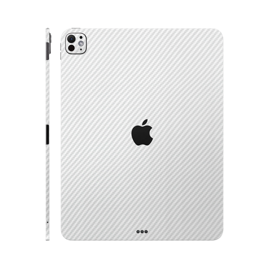 Folie de protectie iPad Pro 11" (2025, M5), eSkins Elegans, Skin Carbon Alb