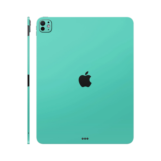 Folie de protectie iPad Pro 11" (2025, M5), eSkins Unique, Skin Mat Verde Menta