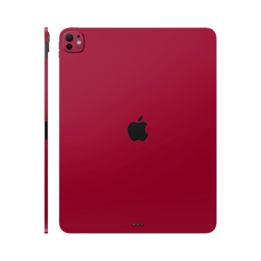 Folie de protectie iPad Pro 11" (2025, M5), eSkins Unique, Skin Mat Rosu