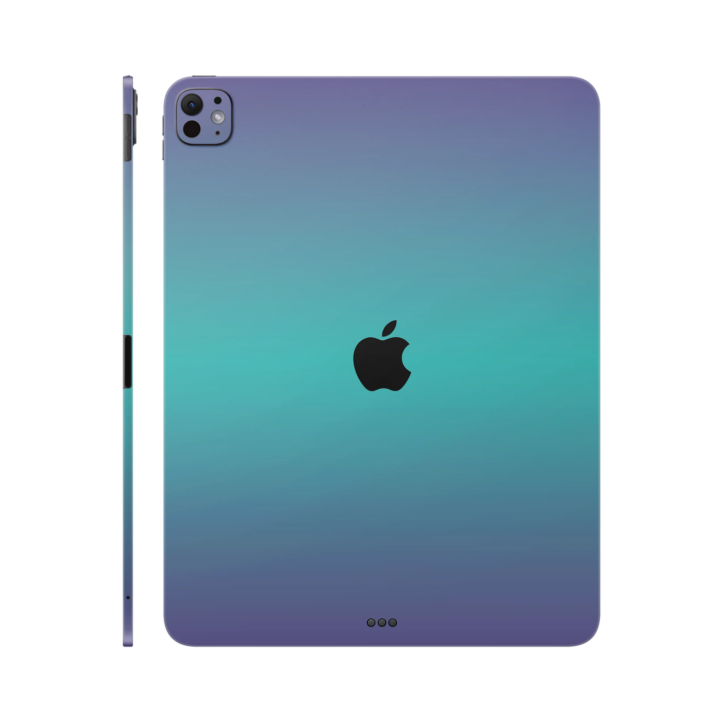 Folie de protectie iPad Pro 11" (2025, M5), eSkins Unique, Skin Cameleon Turcoaz-Lavanda