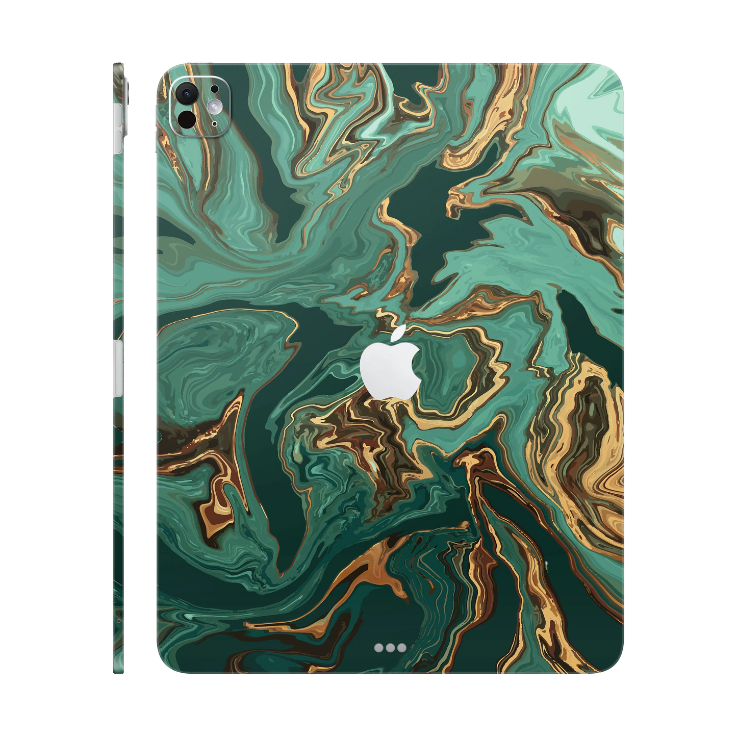 Folie de protectie iPad Pro 13" (2025, M5), eSkins Signature, Skin Emerald Flow