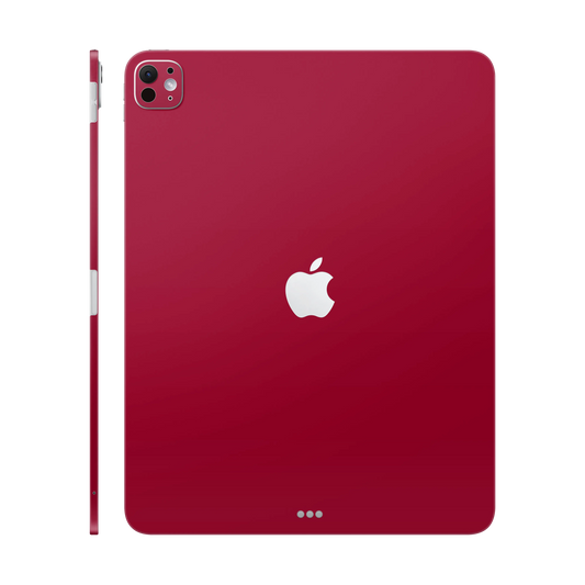 Folie de protectie iPad Pro 13" (2025, M5), eSkins Unique, Skin Mat Rosu