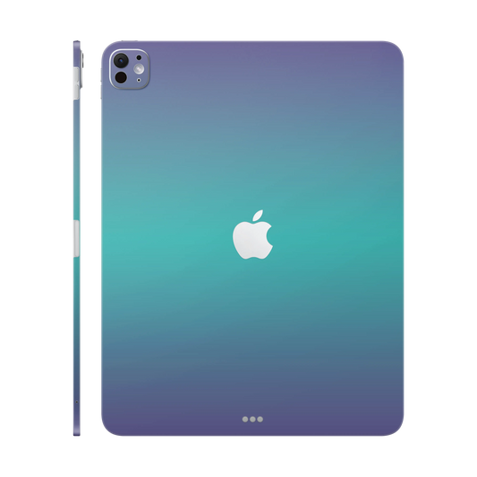 Folie de protectie iPad Pro 13" (2025, M5), eSkins Unique, Skin Cameleon Turcoaz-Lavanda